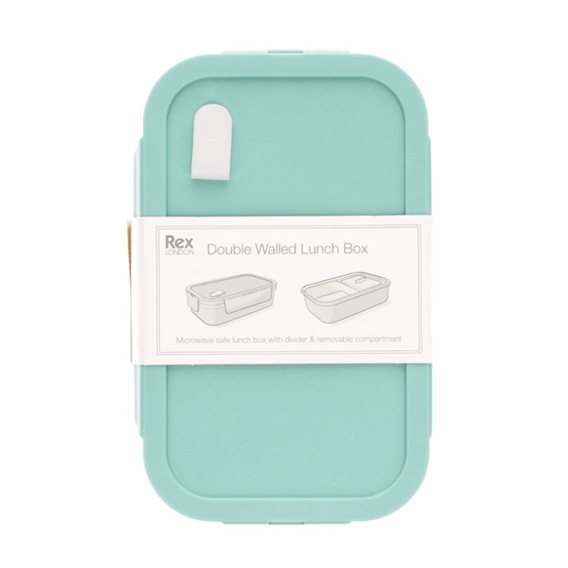 Madkasse til børn - Rex London Lunch Box Pale Blue