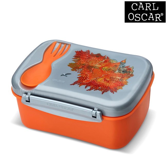 Madkasse med køleelement Carl Oscar Orange N'ice Box Fire
