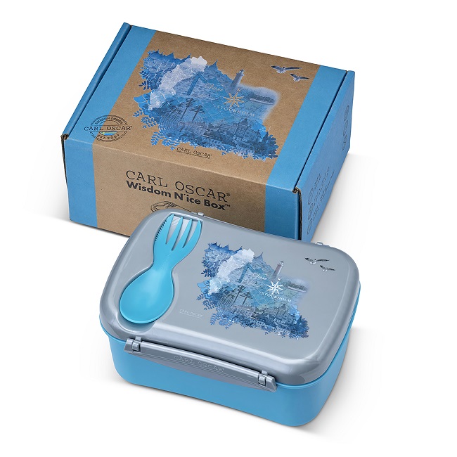 Madkasse med køleelement Carl Oscar Orange N'ice Box Water