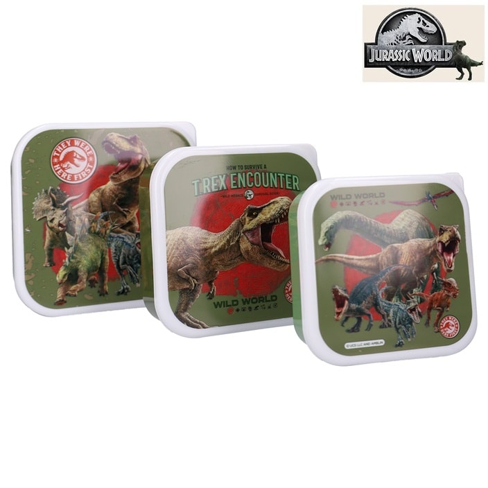 Snackbokse til børn Jurassic World Fresh Bites