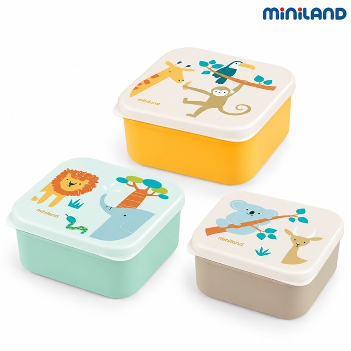 Snackbokse til børn - Miniland Jungle