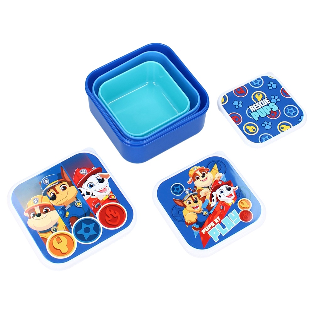 Set med små matlådor för barn Paw Patrol Fresh Bites
