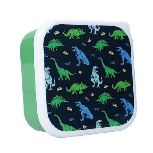 Set med små matlådor för barn Pret Dino Fresh Bites