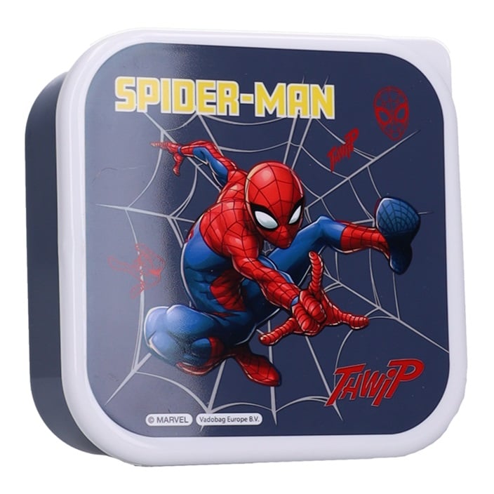Snackbokse til børn Spiderman Fresh Bites