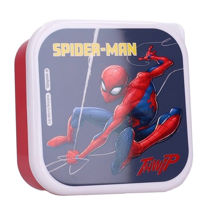 Snackbokse til børn Spiderman Fresh Bites