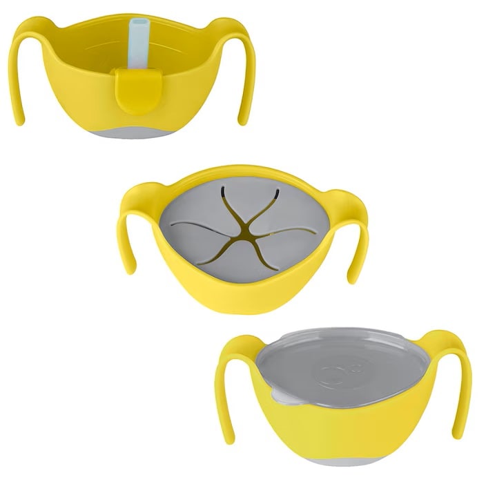 Børneskål - B.box Bowl and Straw Lemon Sherbet
