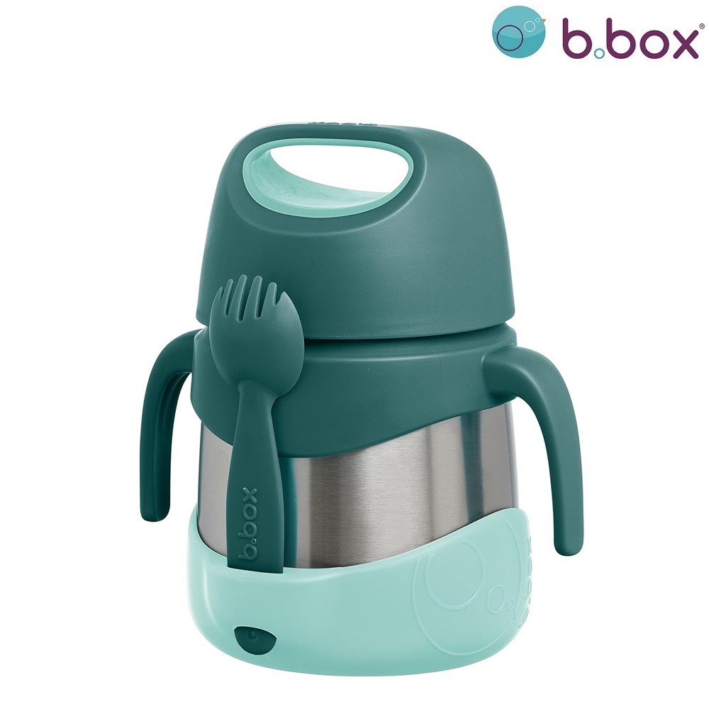 Termo madkasse til børn B.box Insulated Food Jar Emerlad Forest