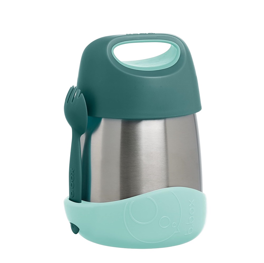 Termo madkasse til børn B.box Insulated Food Jar Emerlad Forest