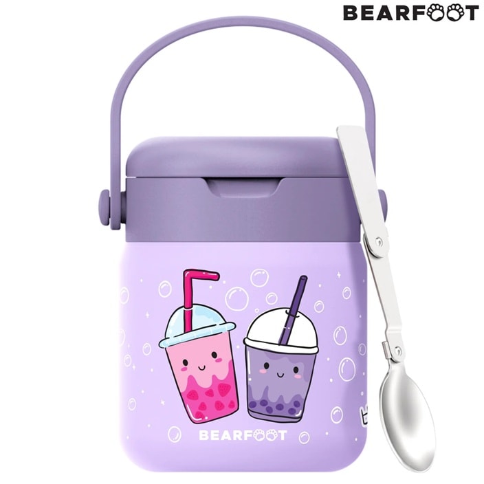 Madtermoflaske til børn Bearfoot Bubble Tea