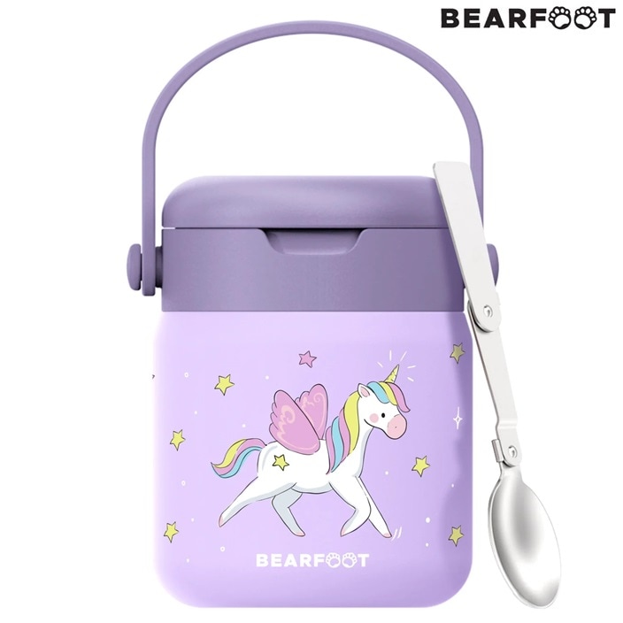 Madtermoflaske til børn Bearfoot Unicorn