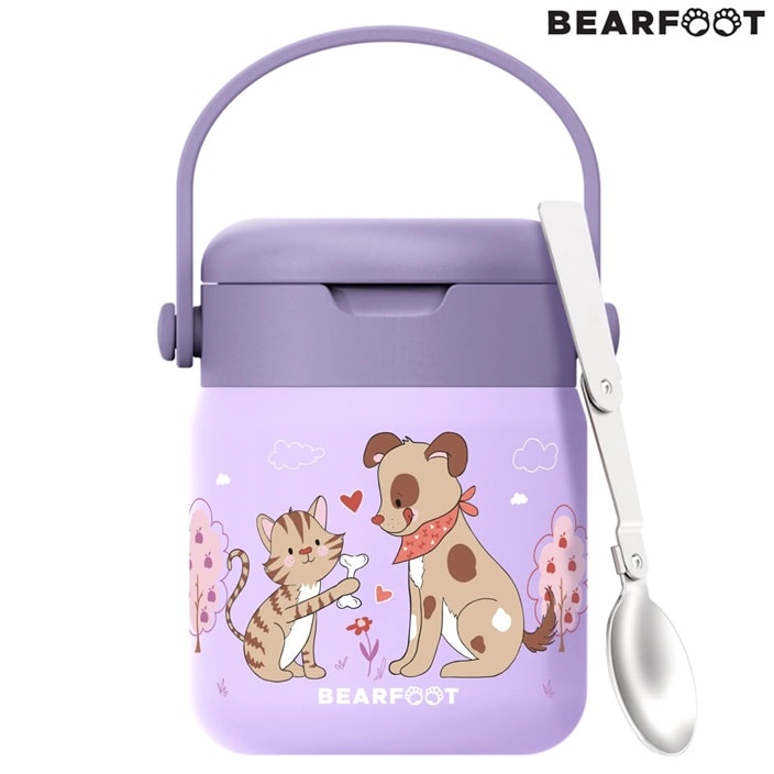 Madtermoflaske til børn Bearfoot Dog & Cat
