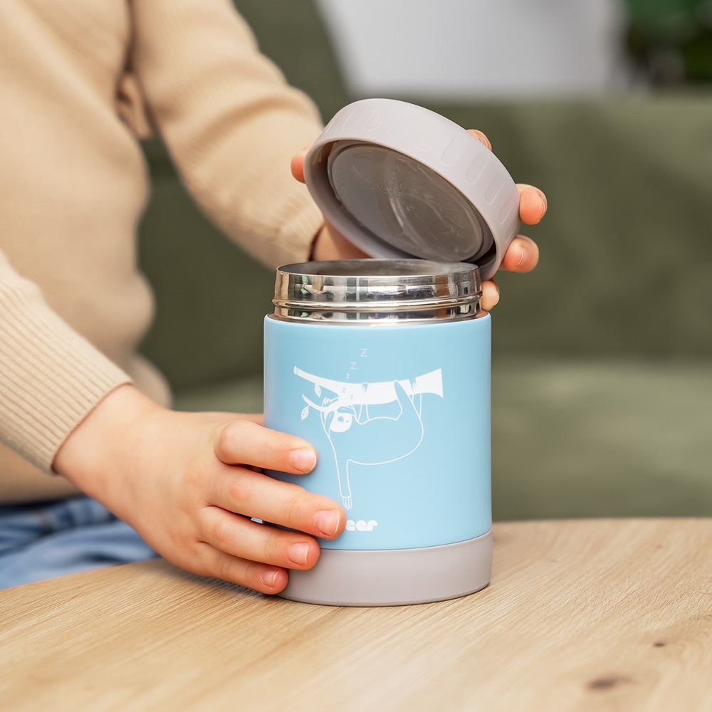 Termo madkasse til børn Reer ColourDesign Ligth Blue
