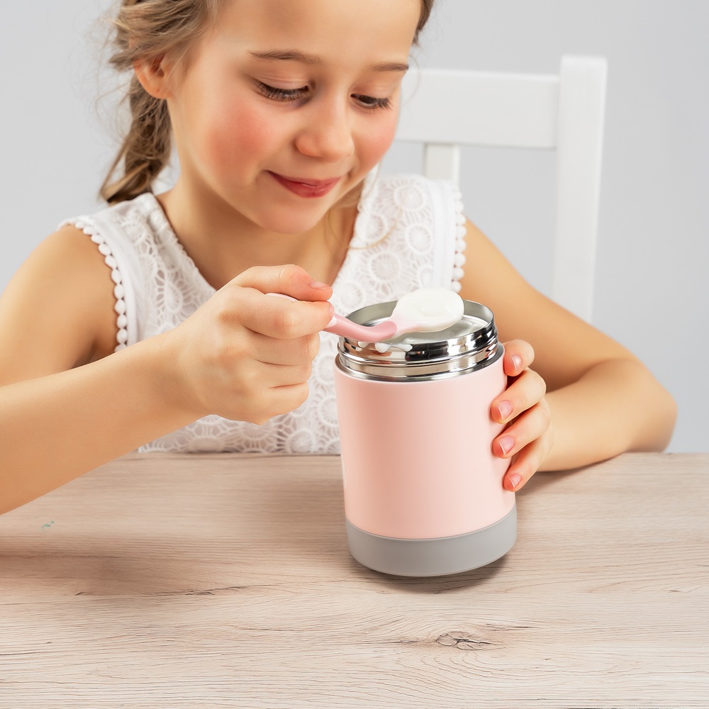 Termo madkasse til børn Reer ColourDesign Ligth Pink