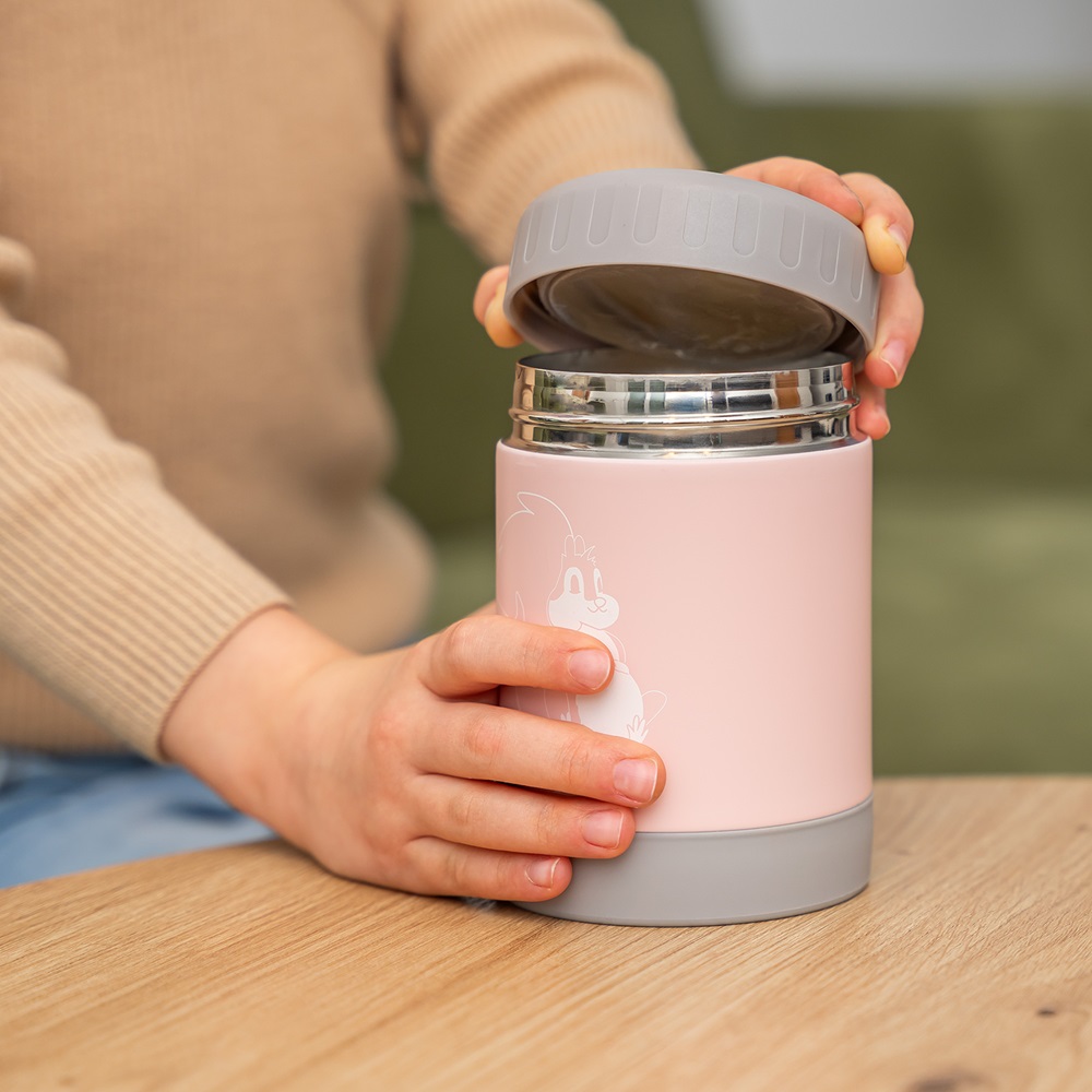 Termo madkasse til børn Reer ColourDesign Ligth Pink