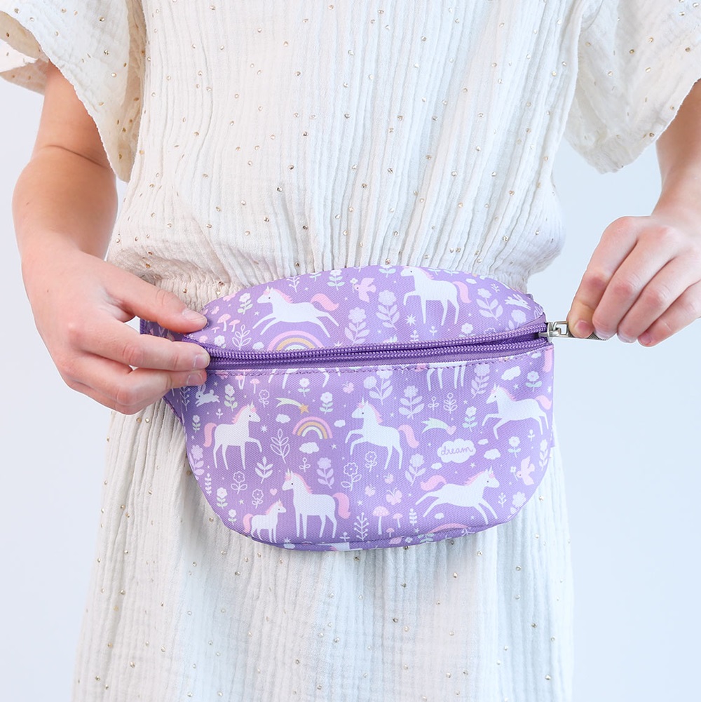 Bæltetaske - A Little Lovely Company Unicorn Dreams