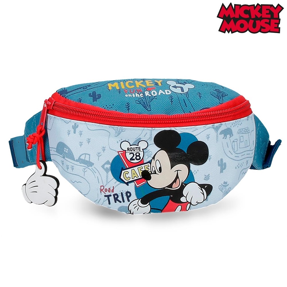 Bæltetaske til børn Mickey Mouse Road Trip