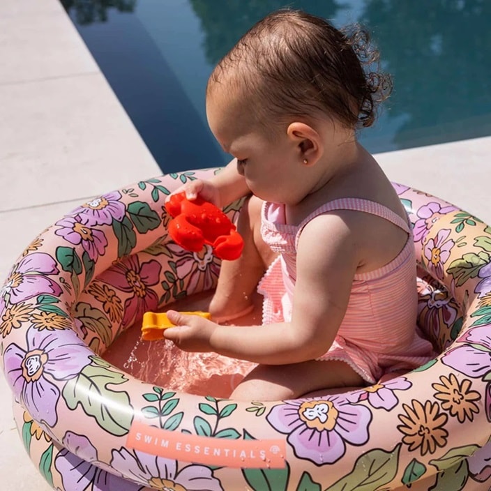 Oppustelig babypool Swim Essentials Mini Pool Blossom