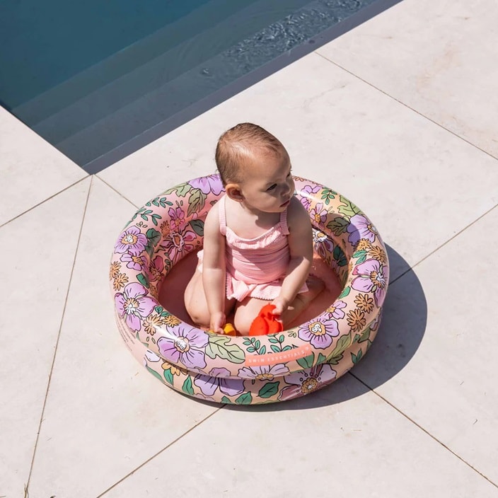 Oppustelig babypool Swim Essentials Mini Pool Blossom