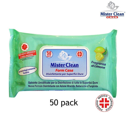 Desinficerande våtservetter Mr Clean 50-pack