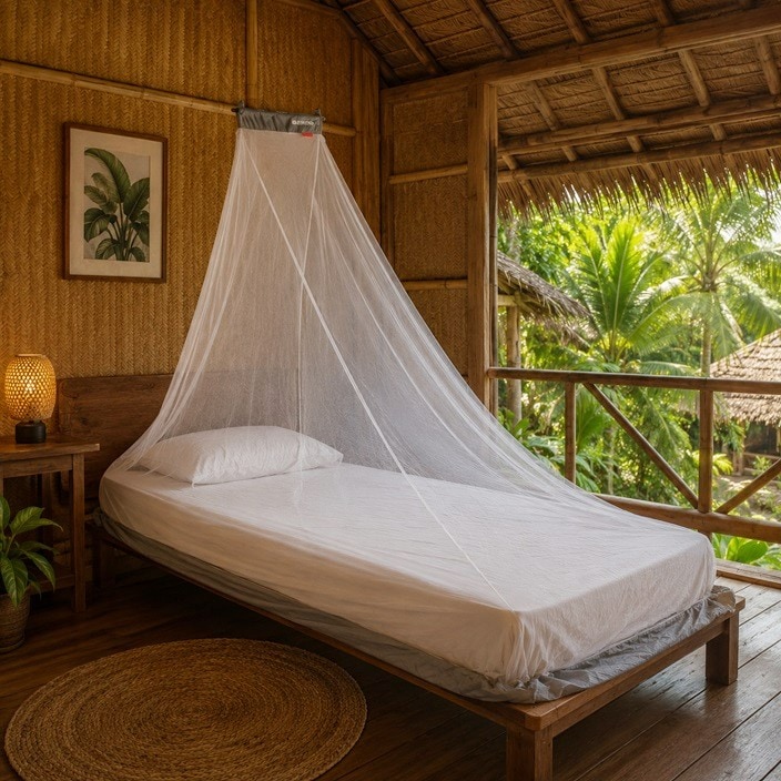 Myggenet til enkeltseng – Lifesystems Superlight Single Mosquito Net