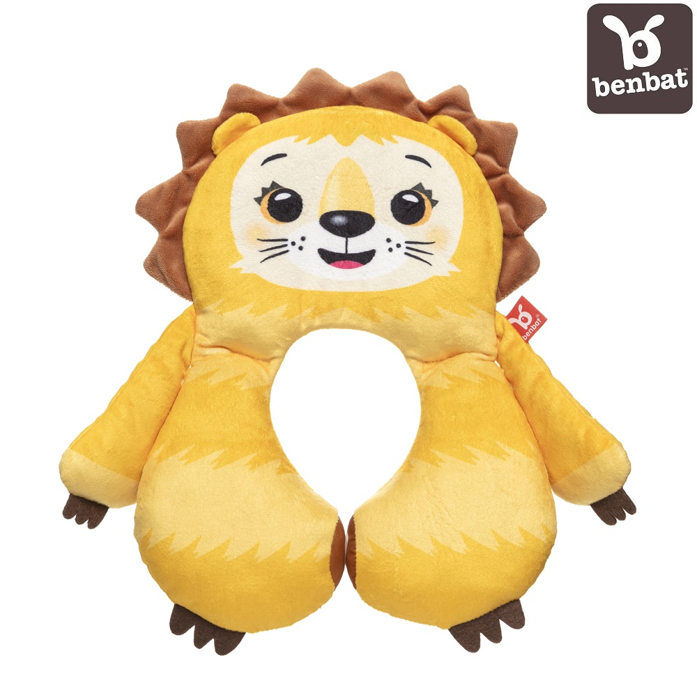 Nakkepude til børn Benbat Travel Toy Pillow Amadeus Lion