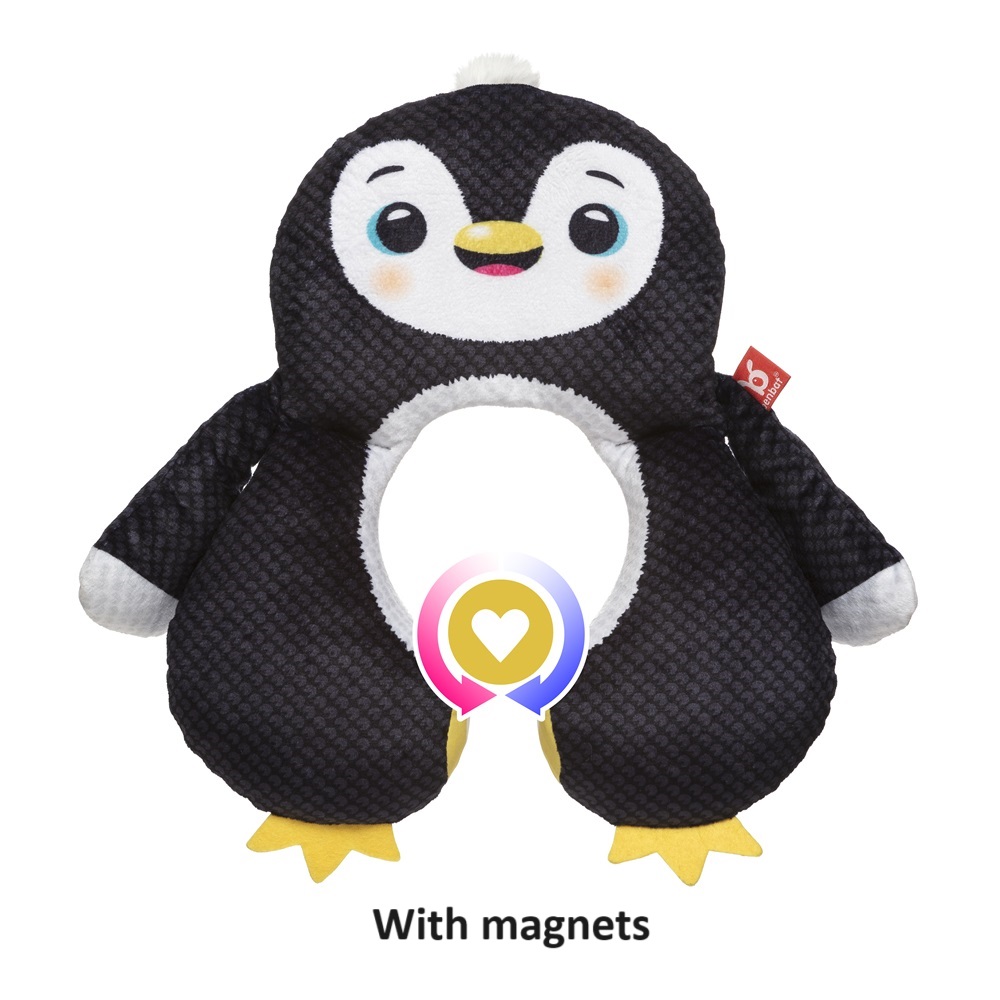 Nakkepude til børn Benbat Travel Toy Pillow Mark Penguin