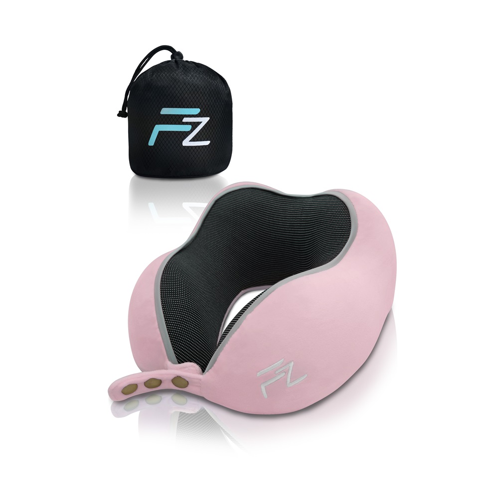Nakkepude til børn Flowzoom Comfy Kids Pink Small
