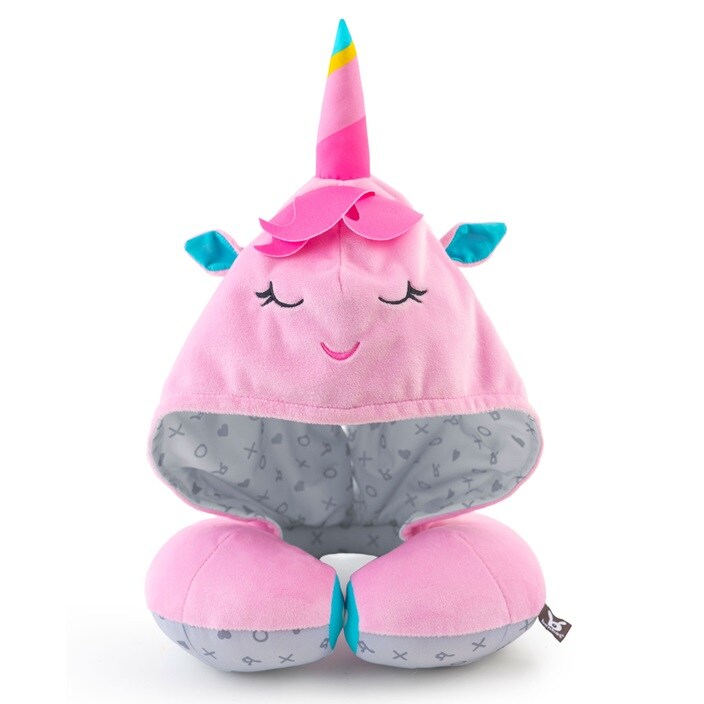 Nakkepude til børn med hætte - Benbat Unicorn