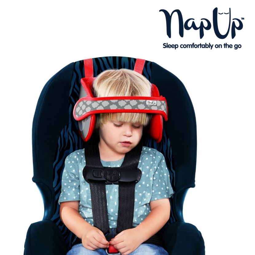 Hovedstøtte til børn - NapUp Rød