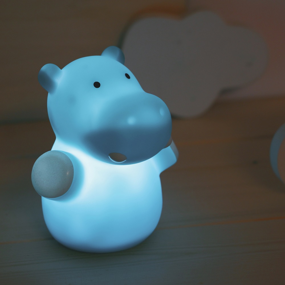 Natlampe til børn Mini Zoo Hippo