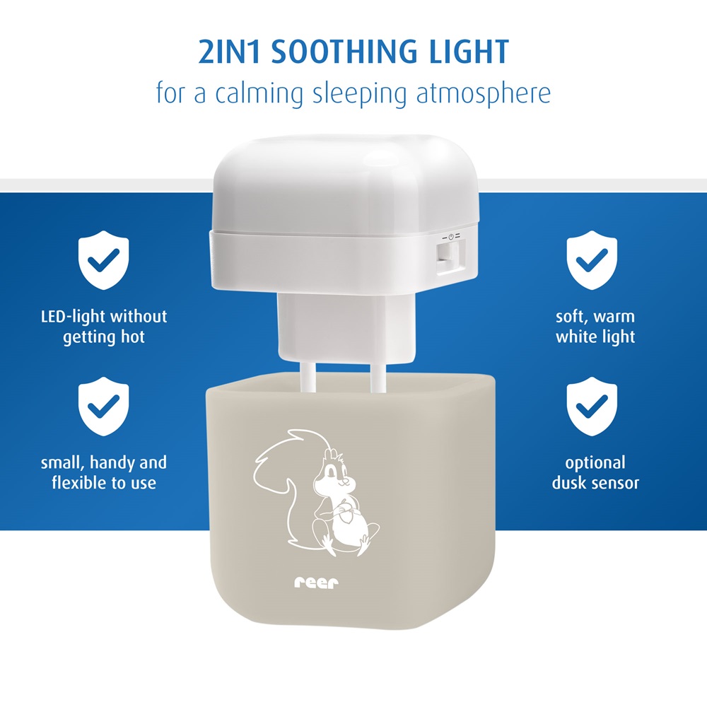 Natlampe til børn - Reer 2in1 Eucalyptus