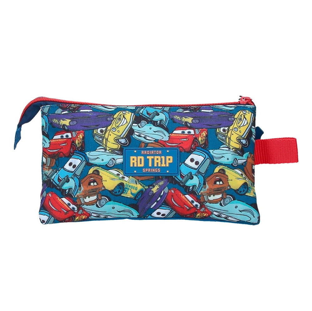 Toilettaske til børn Biler Road Trip