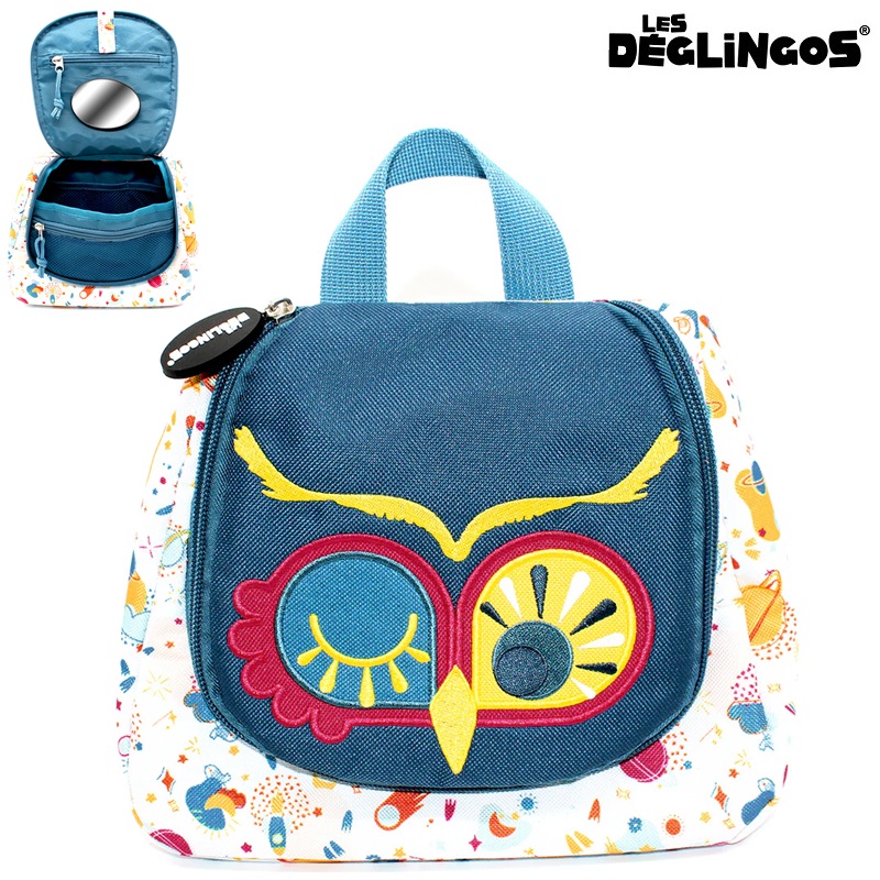 Toilettaske til børn Les Deglingos Vanity Case Owl