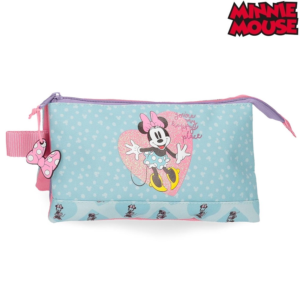 Toilettaske til børn Minnie Mouse Happy Place