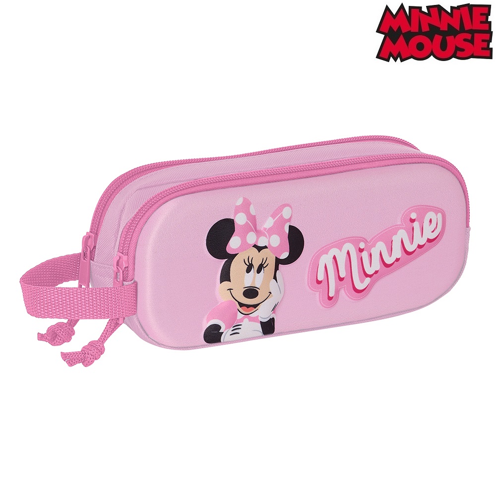 Toilettaske til børn Minnie Mouse Happy Smile 3D