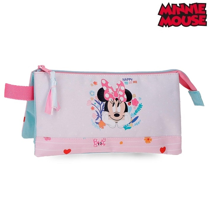 Toilettaske til børn Minnie Mouse Happy To Be Me