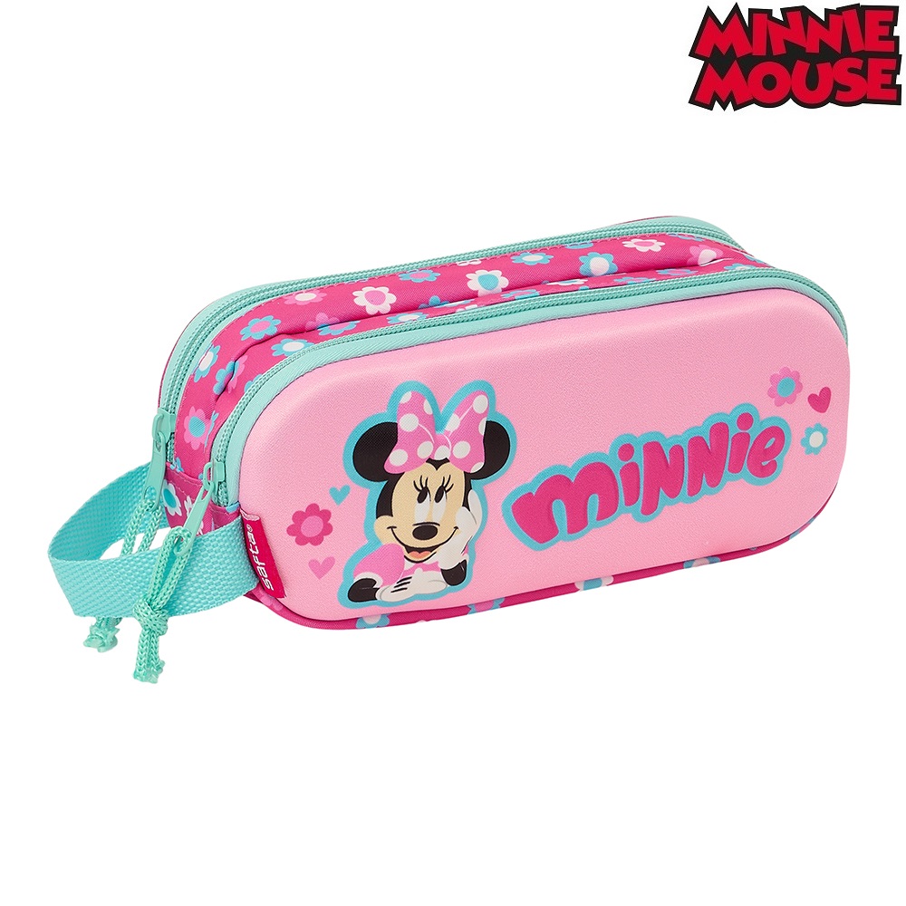 Toilettaske til børn Minnie Mouse Pink 3D