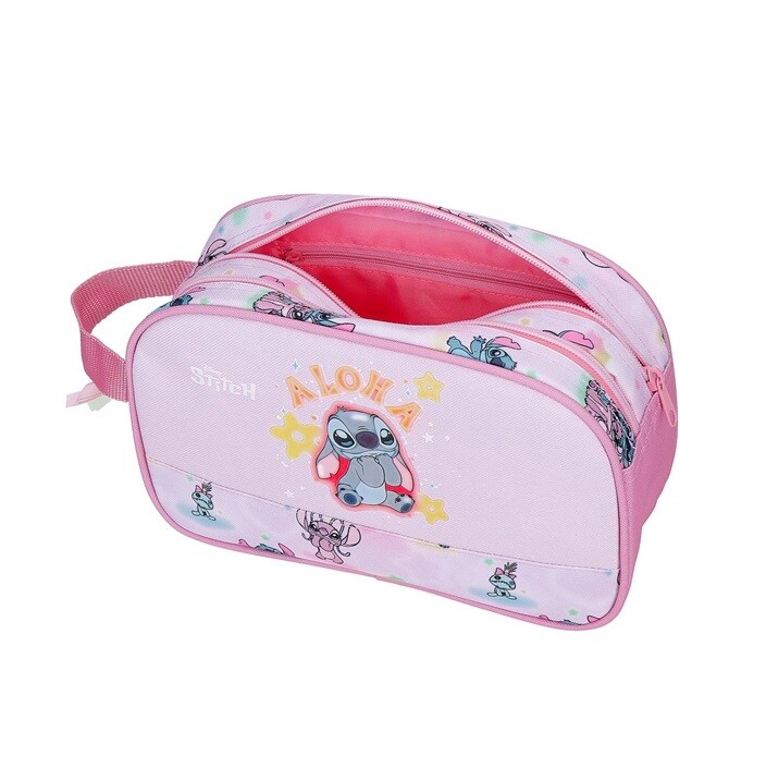 Toilettaske til børn Stitch You And Me
