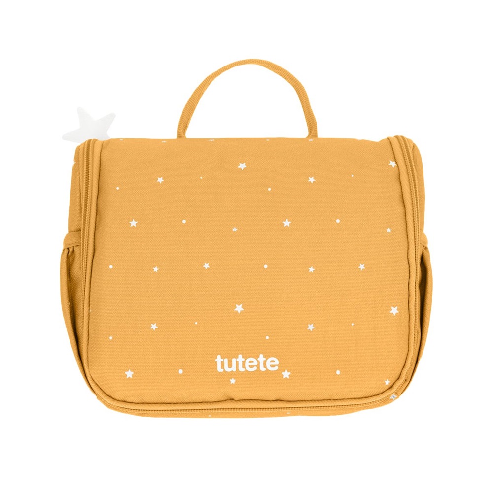 Toilettaske til børn - Tutete Stars Mustard