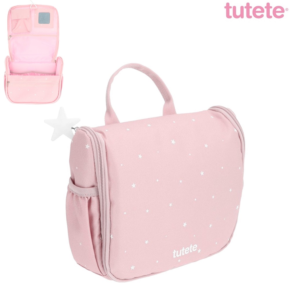 Toilettaske til børn - Tutete Stars Pink