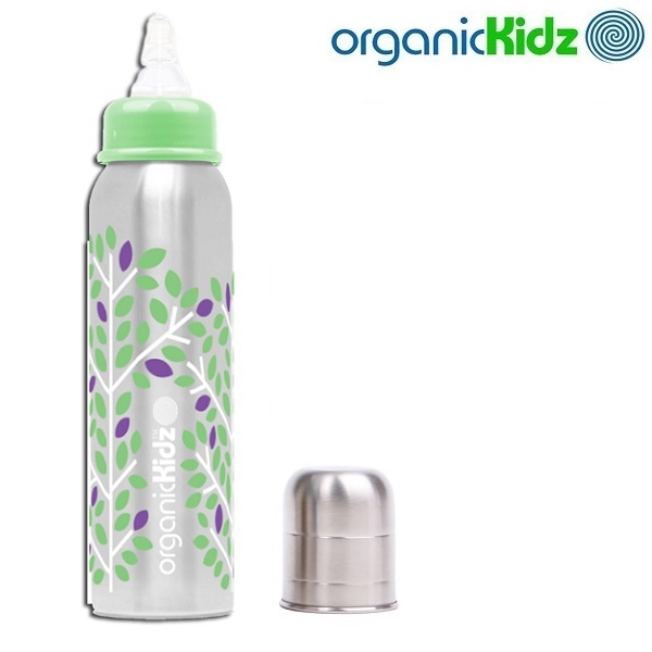 Termoflaske og rustfri sutteflaske OrganicKidz Twiggy