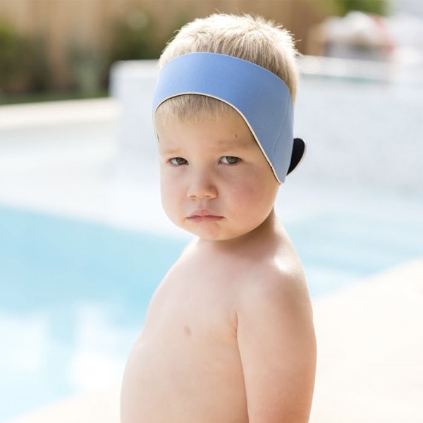 Ørebånd til børn til svømning SplashAbout Ear Band Blue