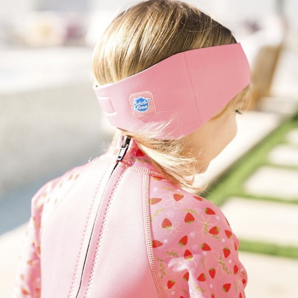Ørebånd til børn til svømning SplashAbout Ear Band Pink
