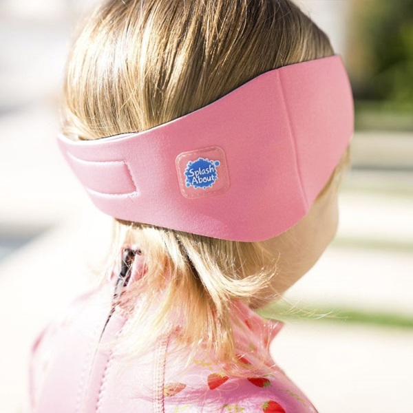 Ørebånd til børn til svømning SplashAbout Ear Band Pink