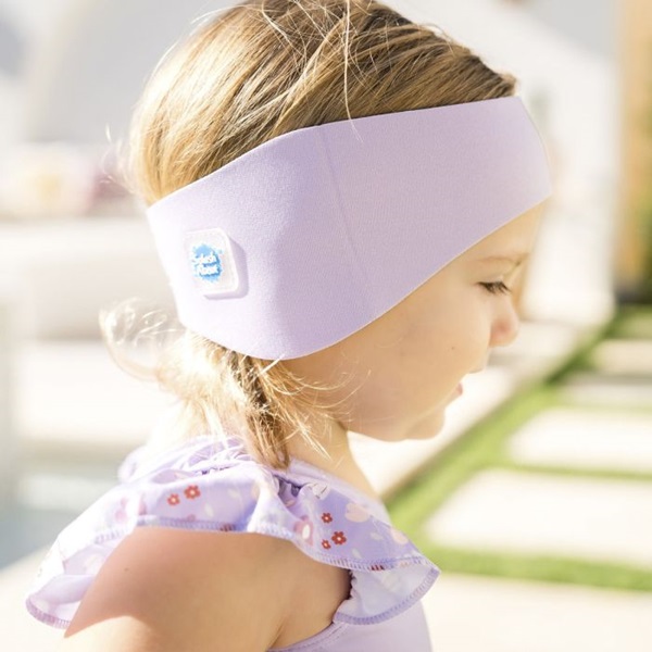 Ørebånd til børn til svømning SplashAbout Ear Band Purple