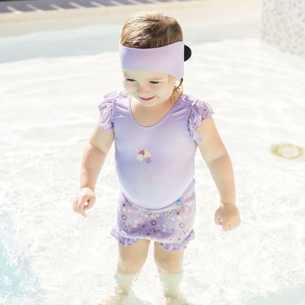 Ørebånd til børn til svømning SplashAbout Ear Band Purple