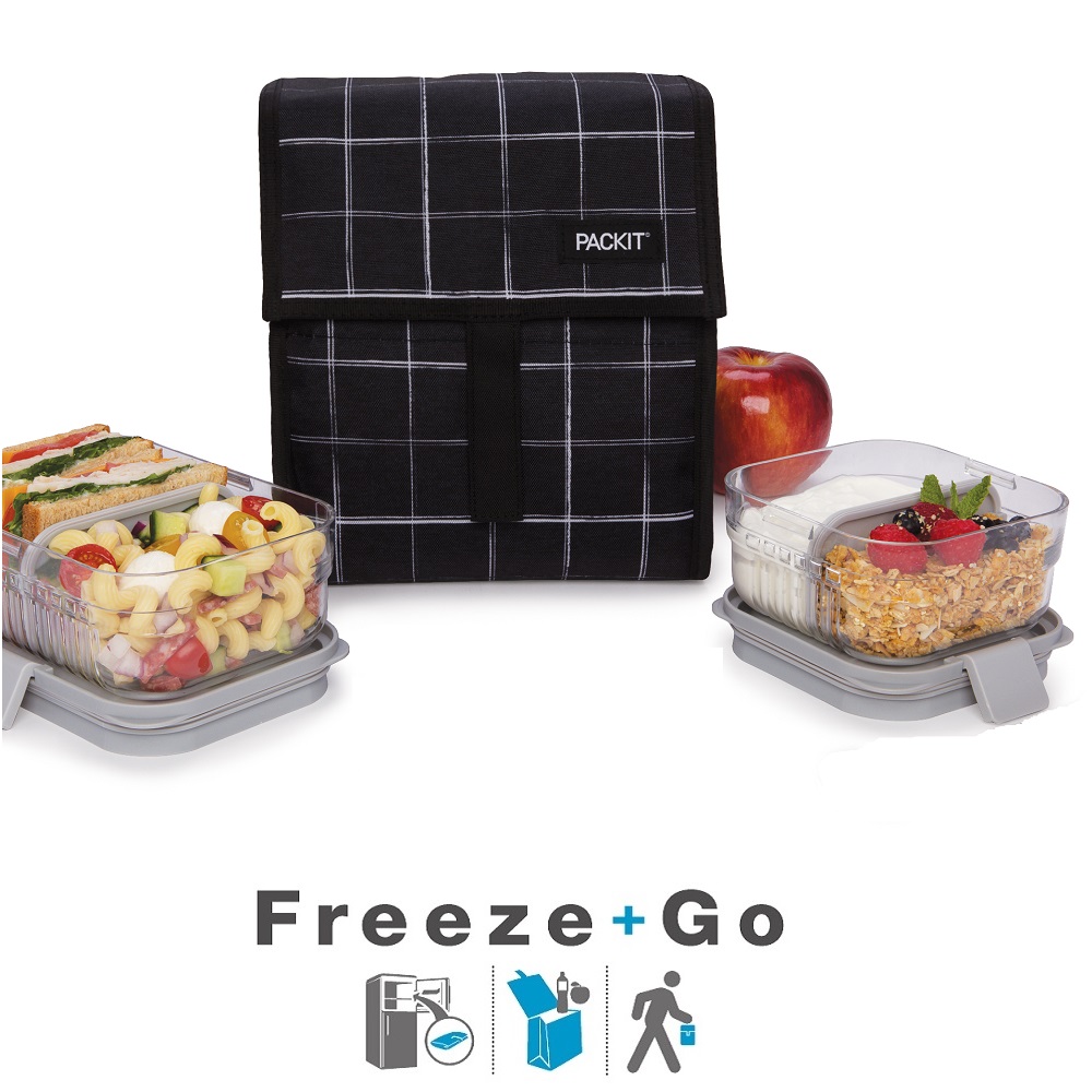 Køletaske PACKiT Freezeable Lunch Bag Grid