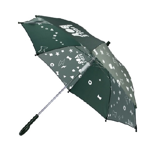 Paraply til børn Kidzroom Fearless Army grøn