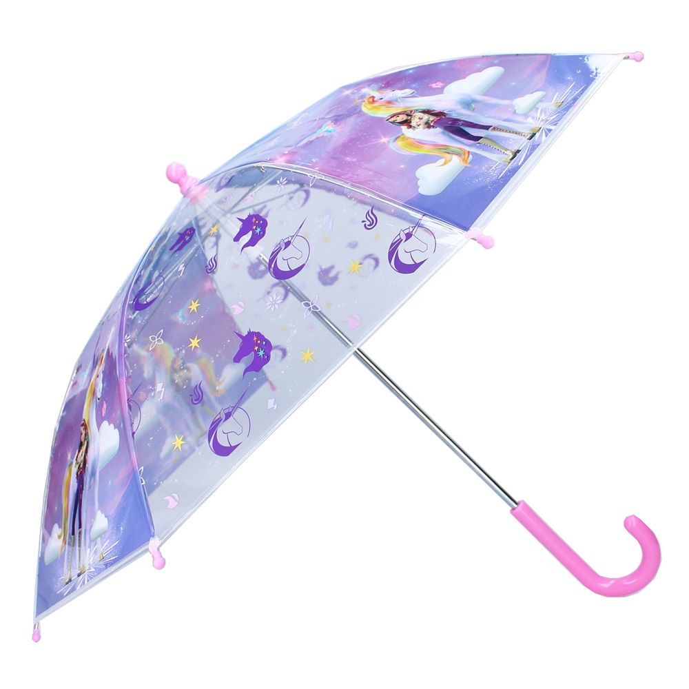 Paraply til børn - Unicorn Academy Rainy Days