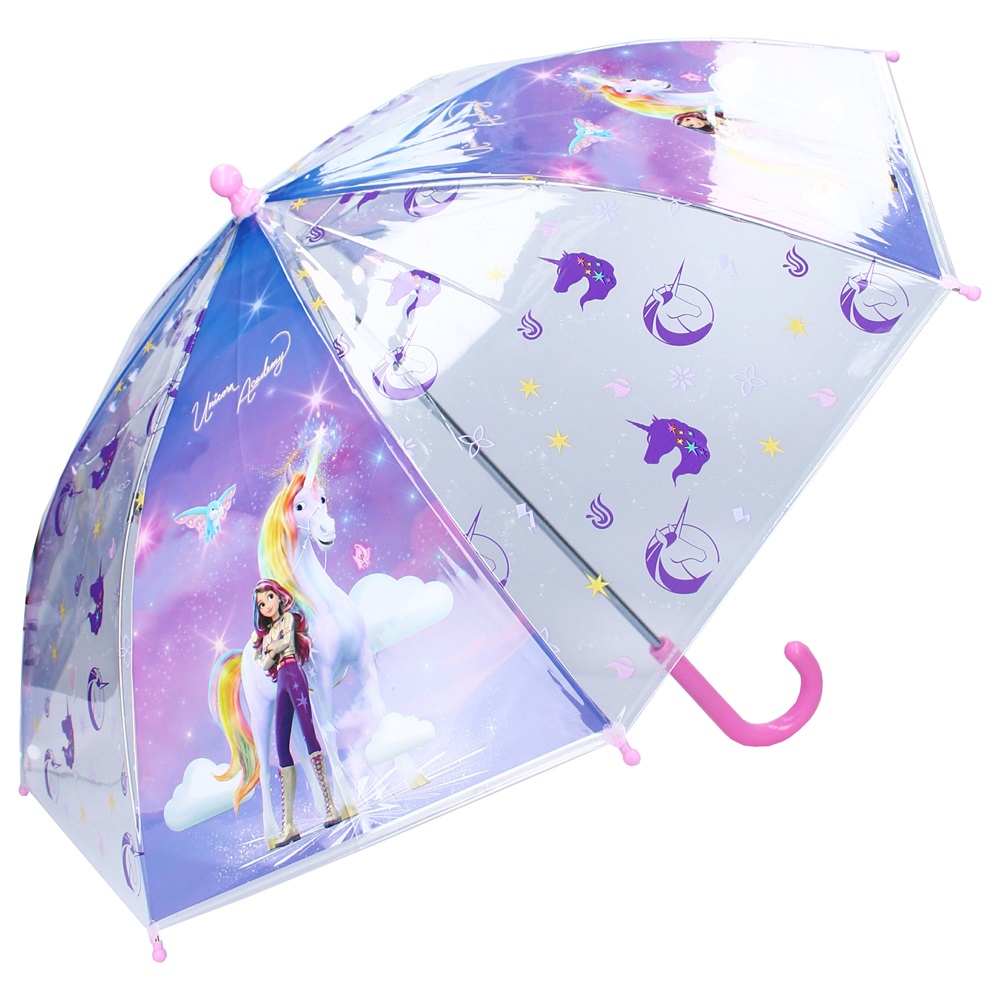 Paraply til børn - Unicorn Academy Rainy Days